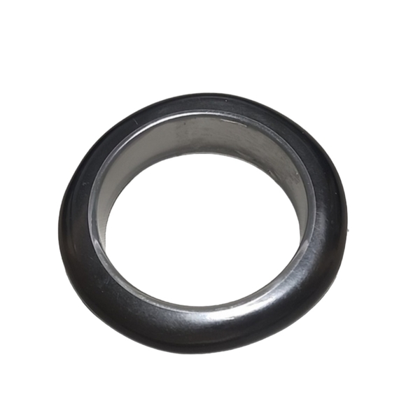 Vintage 80s Smoky Lucite Bangle Bracelet Mod Retro GoGo Translucent - Picture 8 of 15